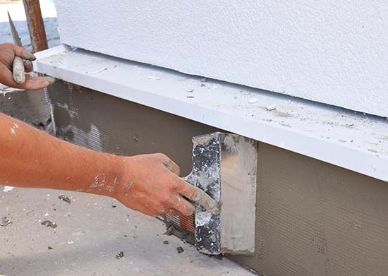 Wood Rot Repair finishing touches